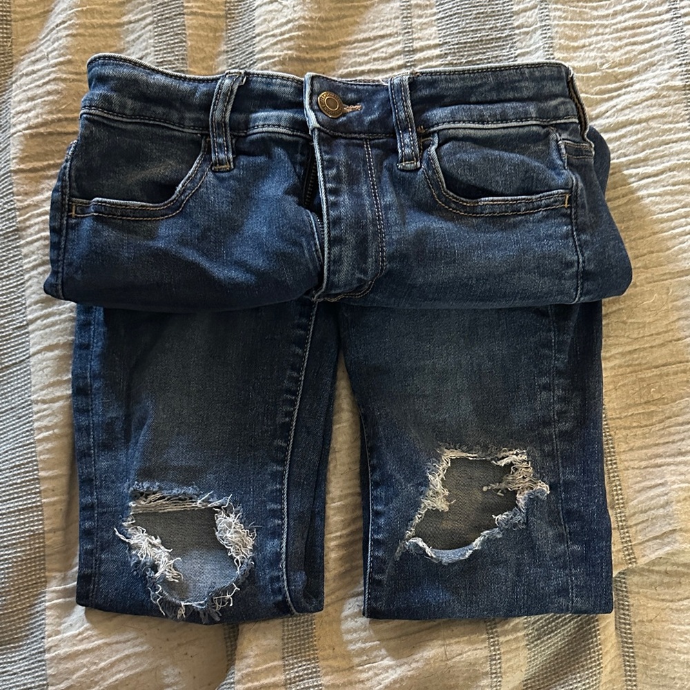 American Eagle Distressed Blue Denim Jeans